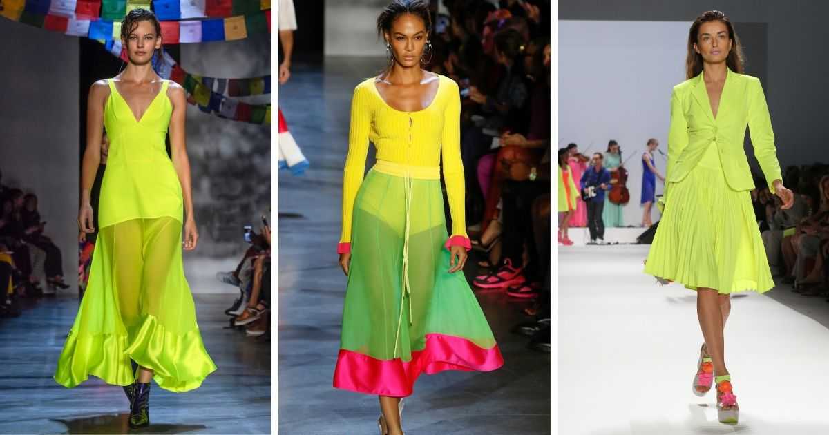 productions with neon colors will be trending in summer 2020