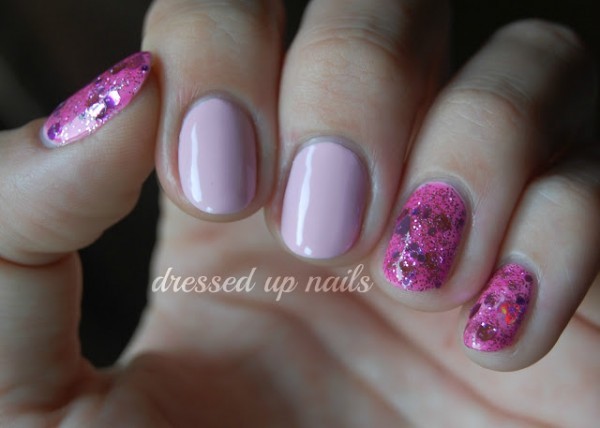 Nail Art like shades of pink