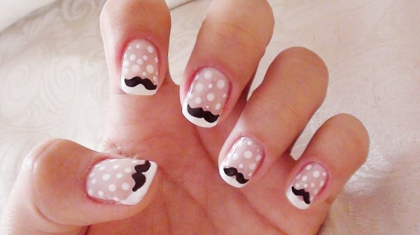 Mustache nails