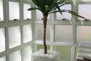 decoração com plantas artificiais