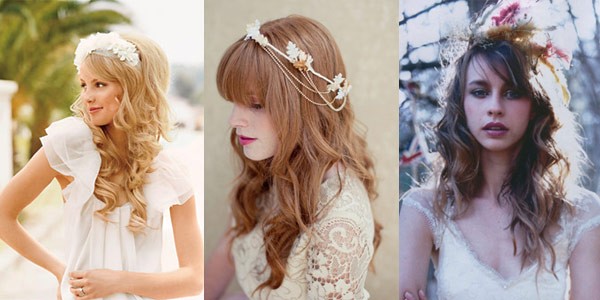 Loose hairstyles are 2015 Wedding Trends