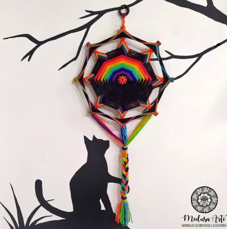 Handmade mandala.