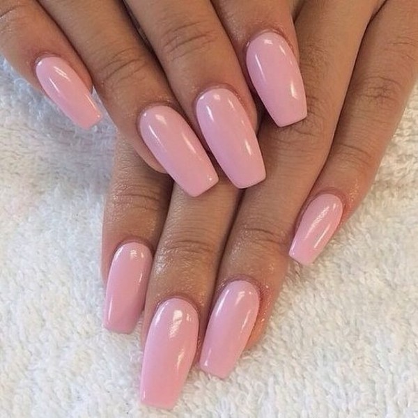 Ballerina nails in pink