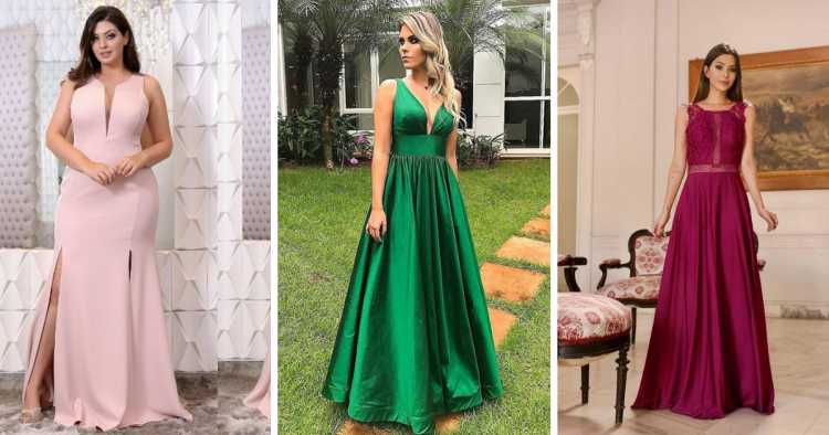 Minimalist dresses are one of the trends for bridesmaids and graduates in 2019