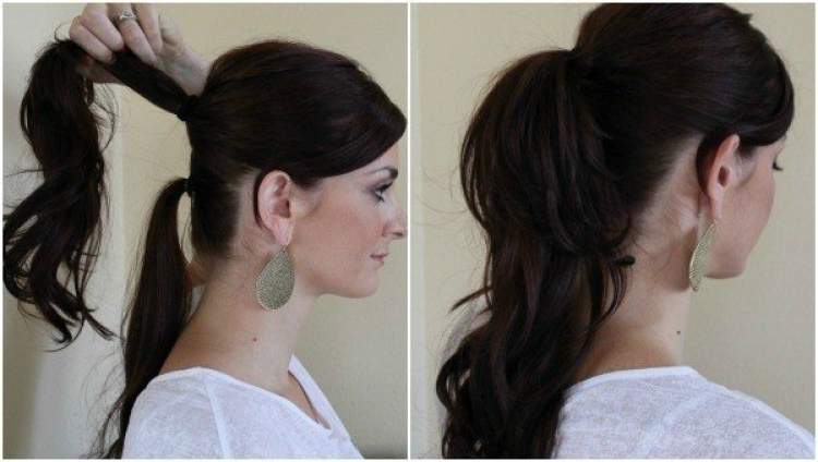 2 in 1 ponytail