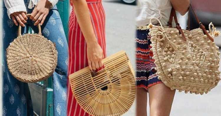 Straw bags are one of the fashion trends that will continue in 2019