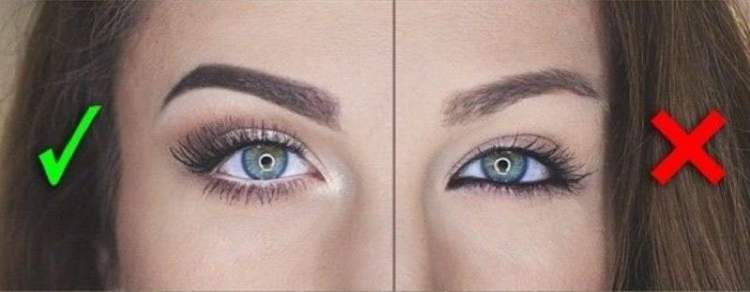 Makeup idea for those with small eyes