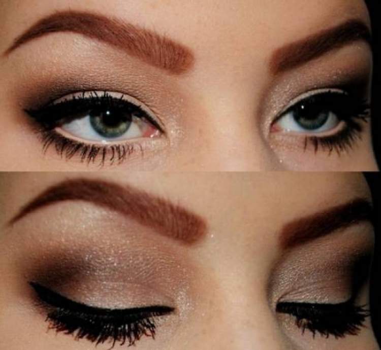 Makeup trick for those with small eyes