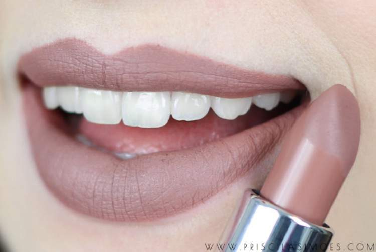 Nude lipstick makes your teeth brighter and your smile more powerful