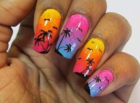 decorated nail model