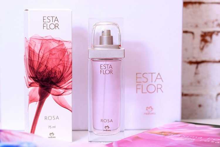 This pink flower (Natura) is one of the Brazilian women's perfumes to be proud of