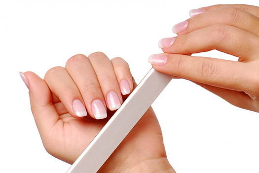 filing your nails