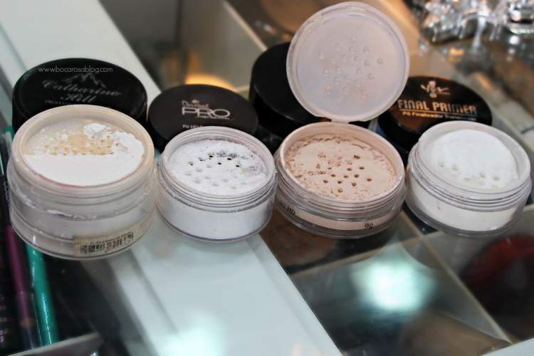 To set foundation and concealer, there's nothing better than a thin layer of translucent powder.