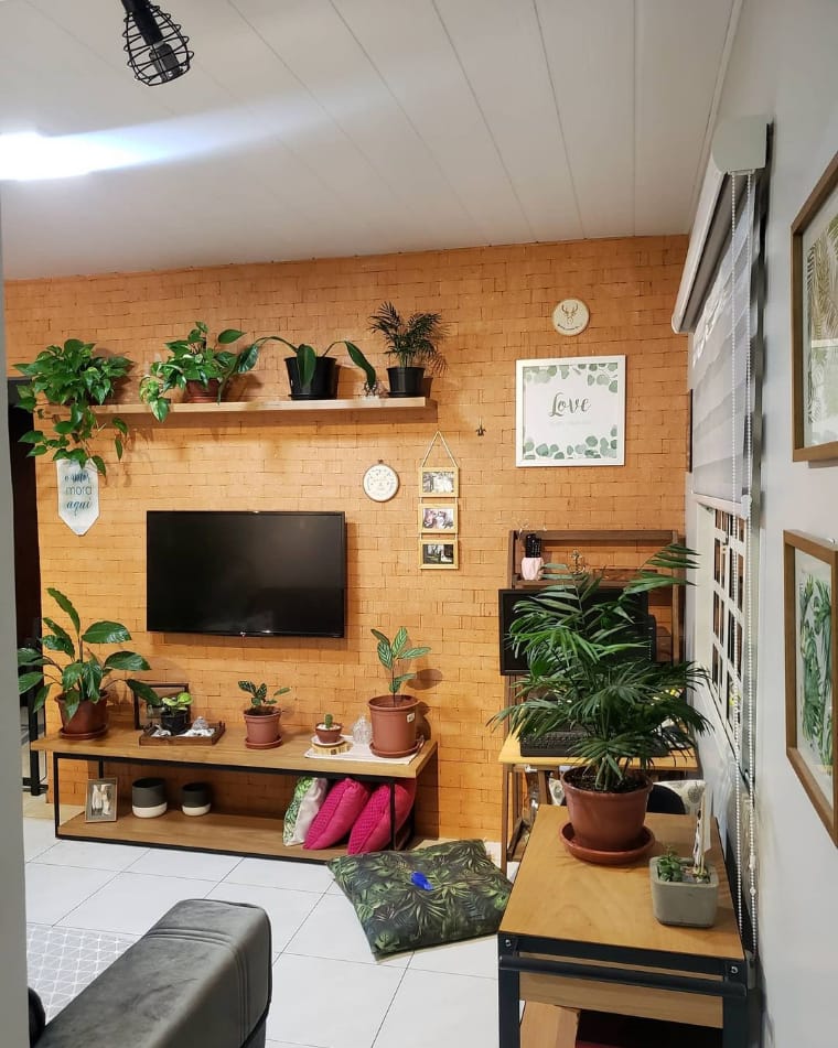 Room with plants