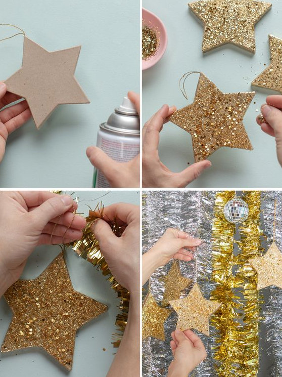 DIY Stars New Year Decoration