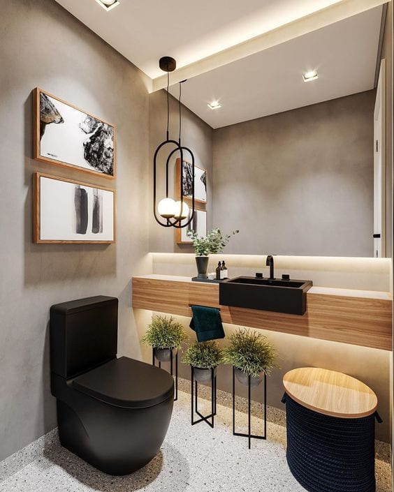 Simple and modern bathroom