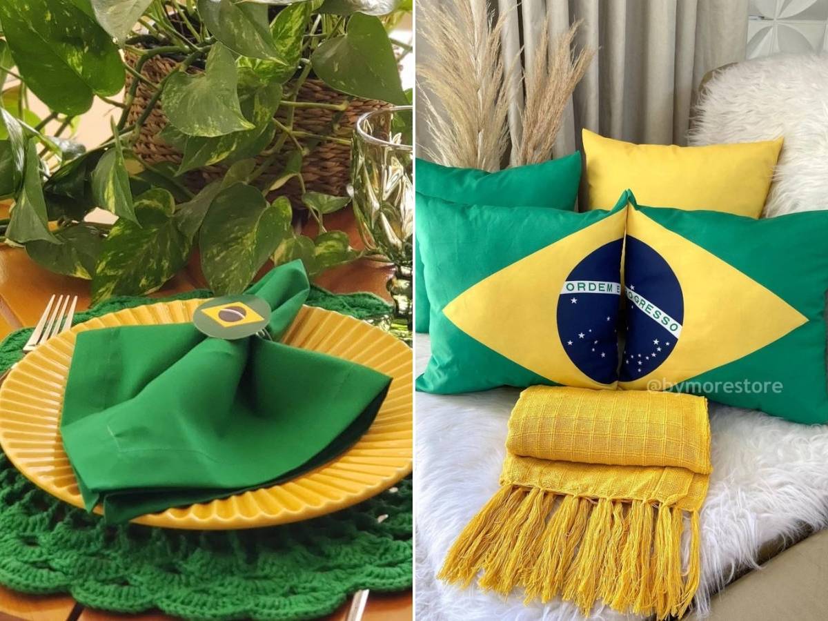 Decoração para a Copa do Mundo.