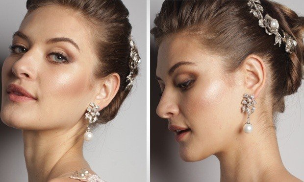 beautiful hair accessories for brides