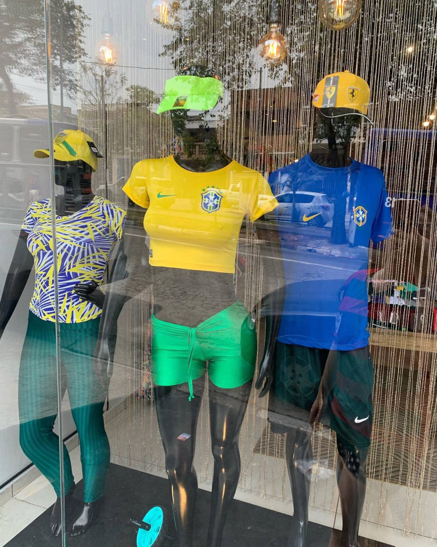 World Cup themed sportswear.