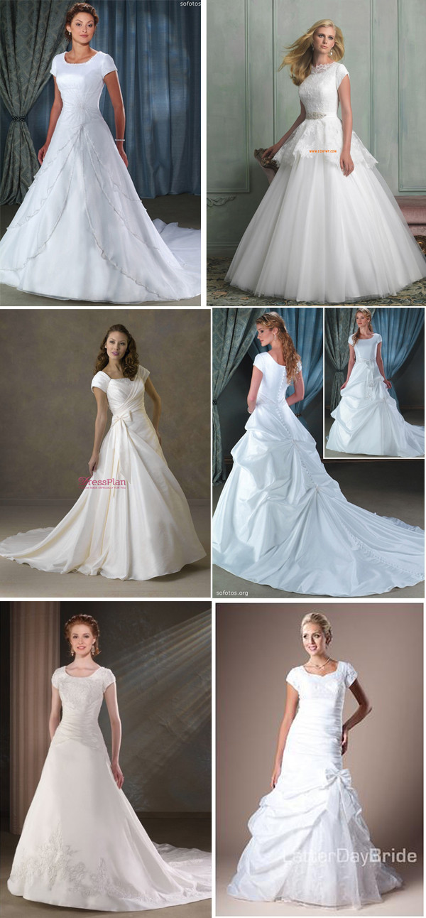 photos of wedding dresses ideal for evangelicals