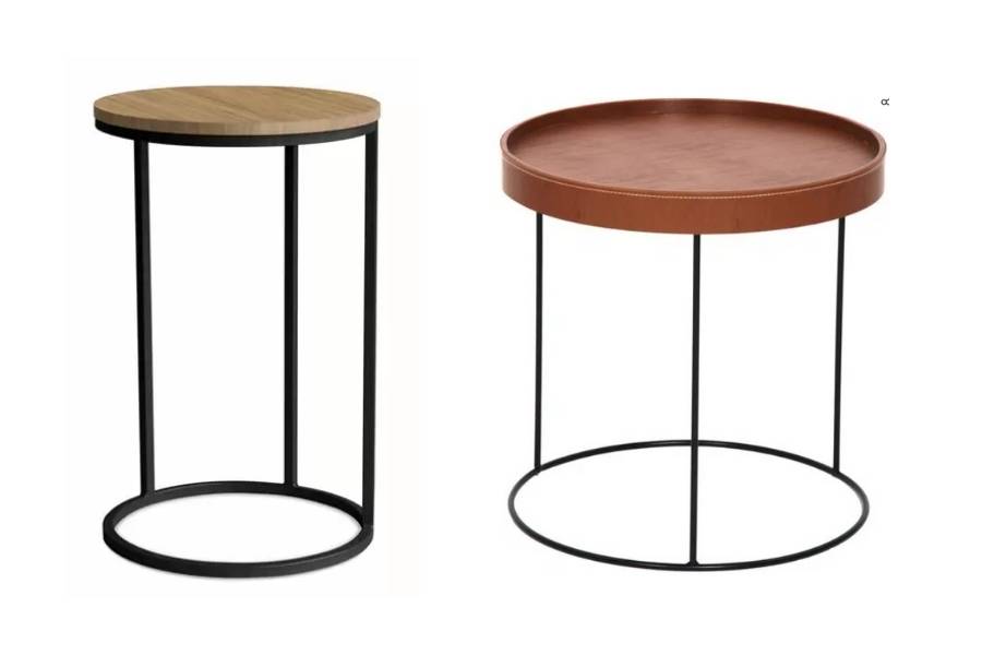 Side tables used in the decoration of A Fazenda 2022.