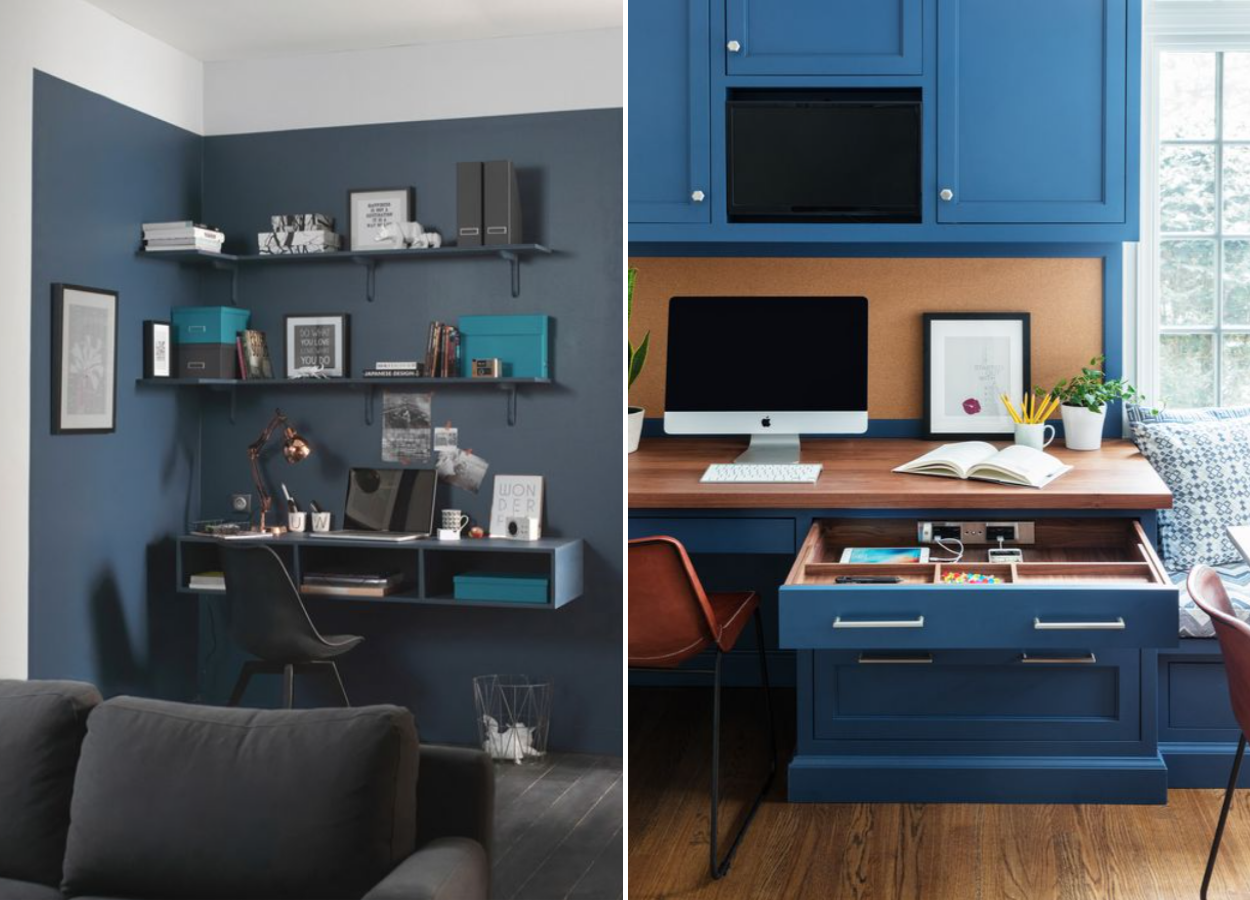 Colors for home office - Blue