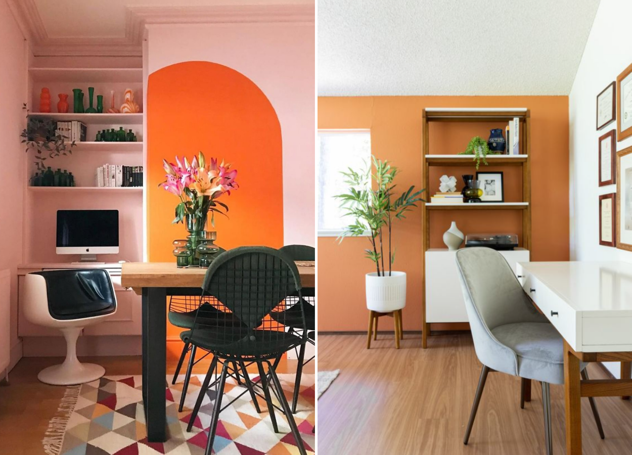 Colors for home office - orange