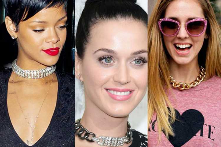 Shiny accessories are one of the 2019 beauty and fashion trends for celebrities