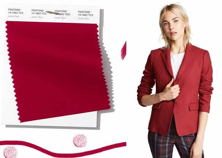 Jester Red is one of Pantone's 2019 trending colors