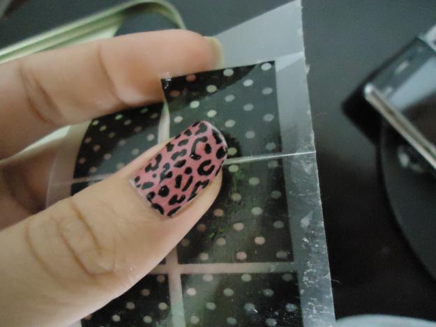 DIY nail stickers