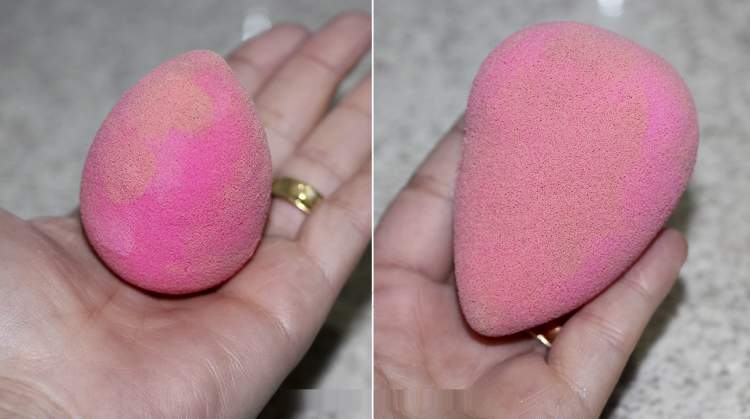 A big mistake involving applying makeup with a sponge is cleaning and storage.