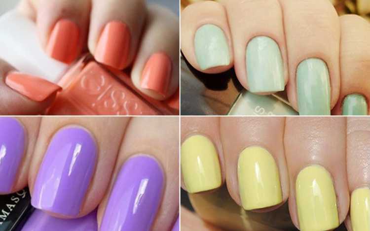 Pastel tones are one of the nail trends that will be popular in summer 2019