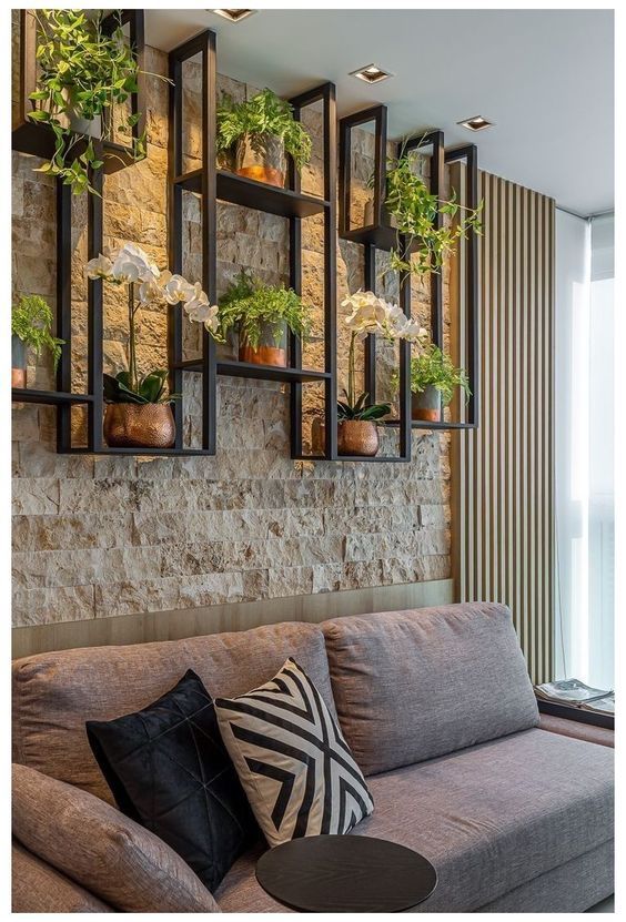 Vertical garden for a warm home.