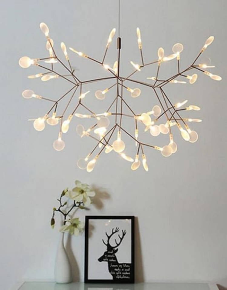 Delicate chandelier for entrance hall.