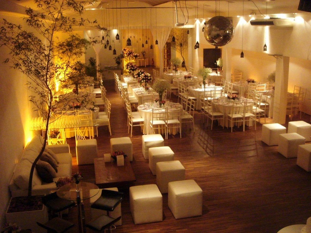 photo of the wedding reception hall