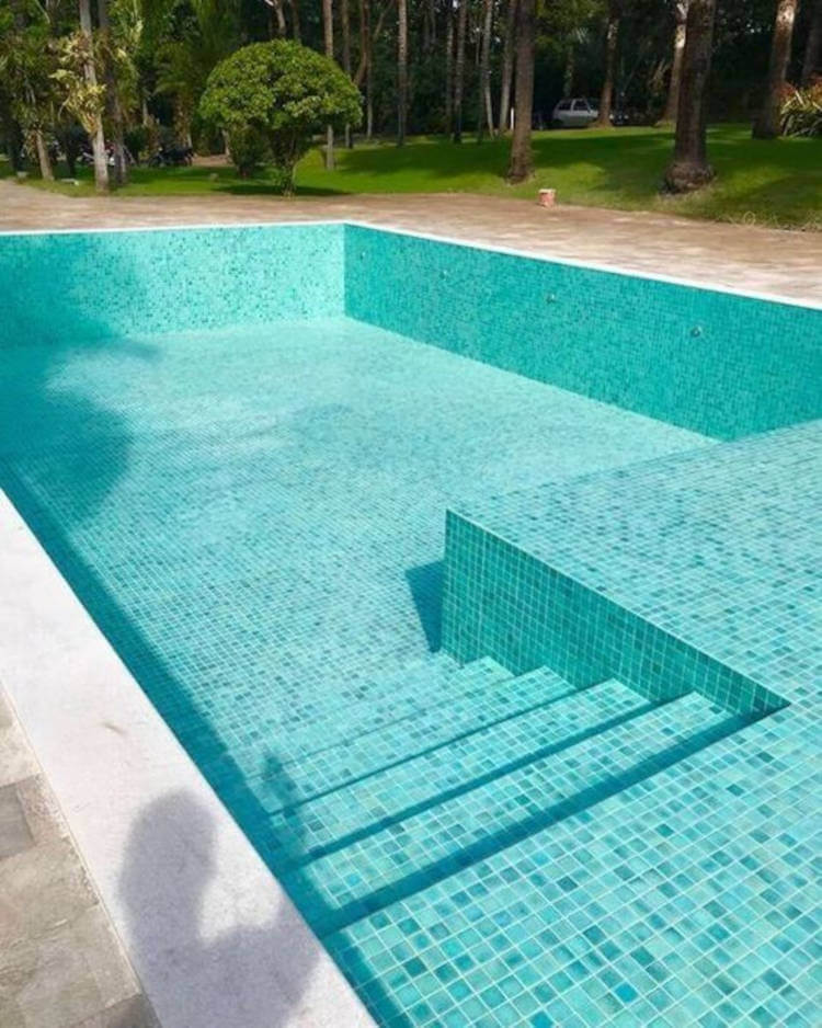 Pool with Tablets.