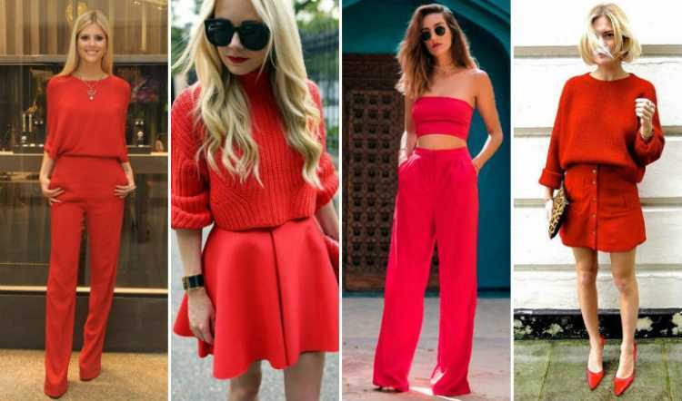 Red pieces are one of the summer 2019 fashion trends