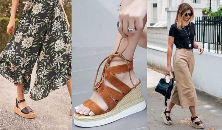 Flatforms are one of the summer 2019 fashion trends