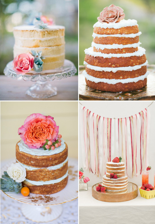 Naked cake photos for weddings