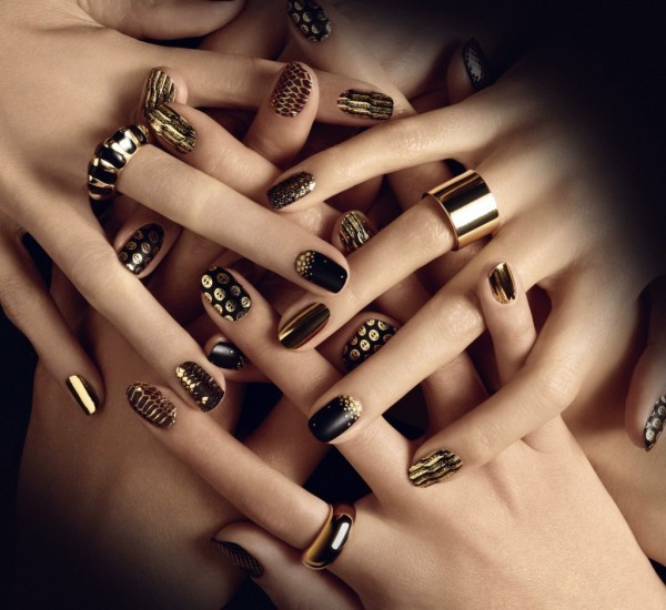 Nails Decorated 2015 with Metallic Nail Polishes