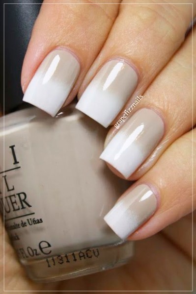 Decorated Nails 2015 white gradient