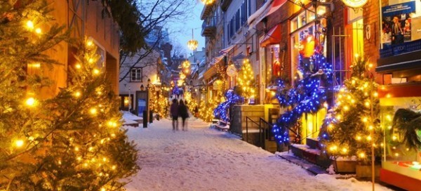 Quebec Canada Place to spend Christmas