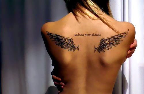 wings tattoo