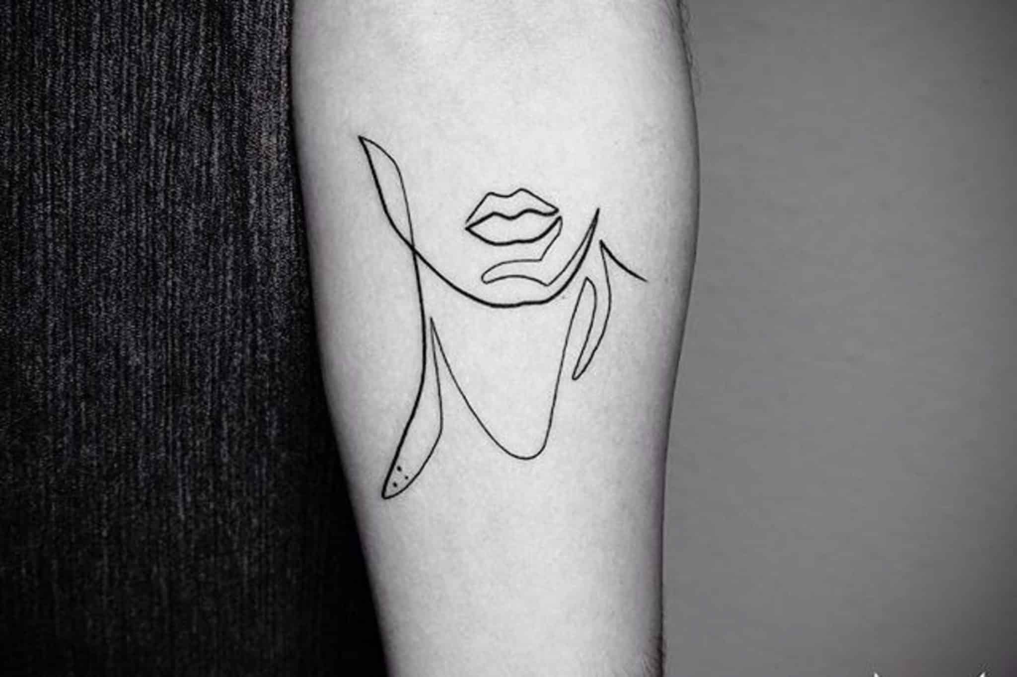 Tatuagem single line: 25 inspirações do estilo de uma linha só