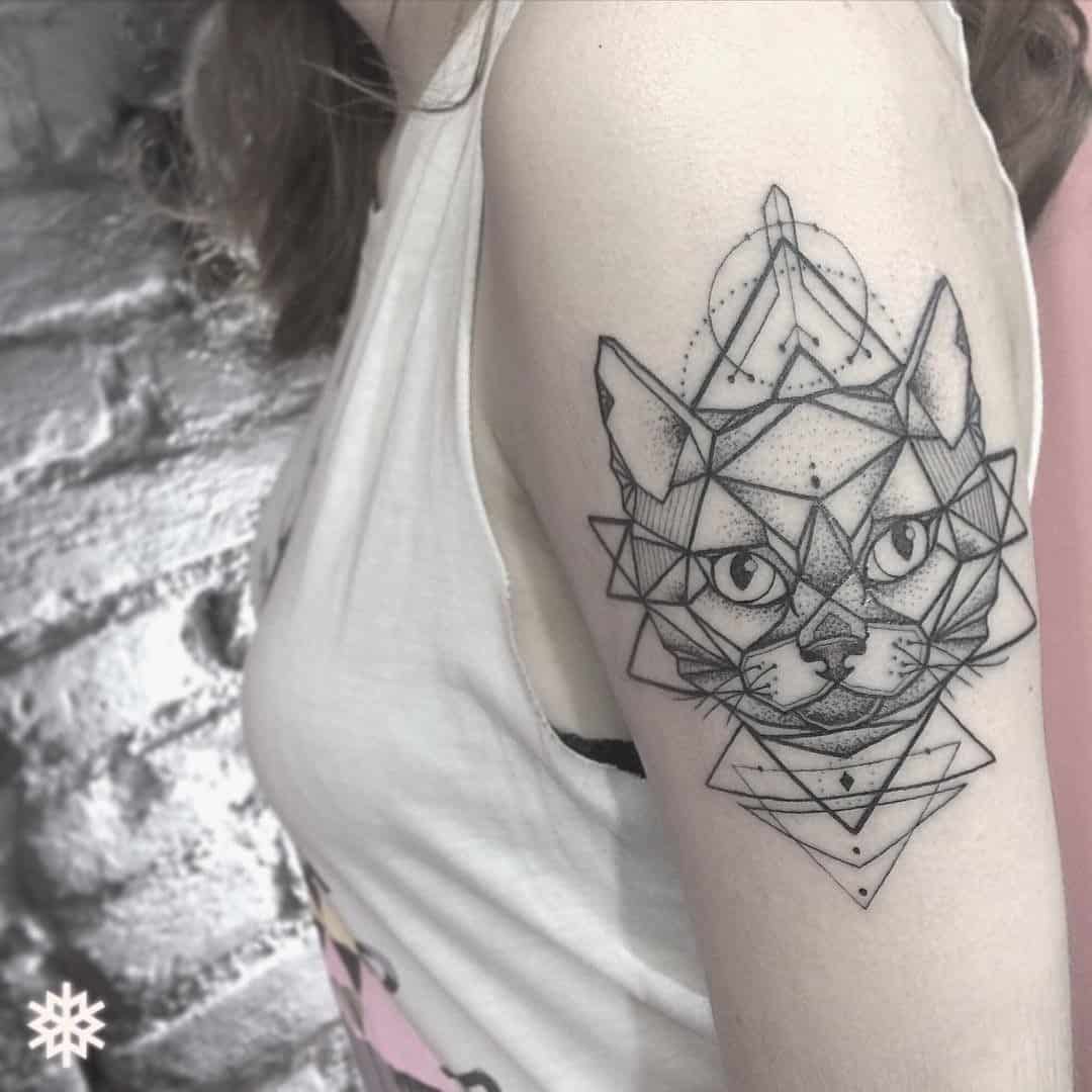 What is geometric tattoo?  60 inspirations that you will love