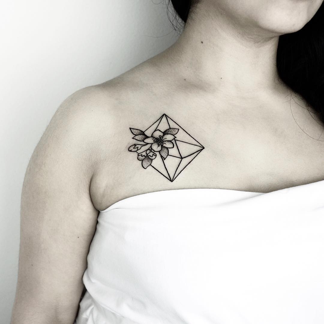 What is geometric tattoo?  60 inspirations that you will love