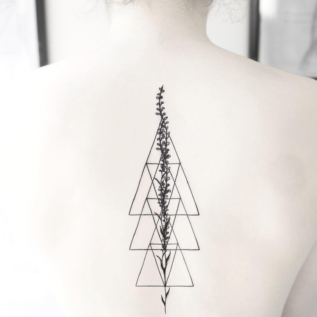 What is geometric tattoo?  60 inspirations that you will love