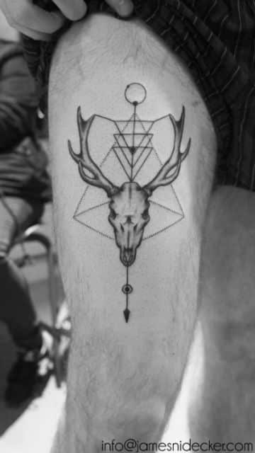 What is geometric tattoo?  60 inspirations that you will love