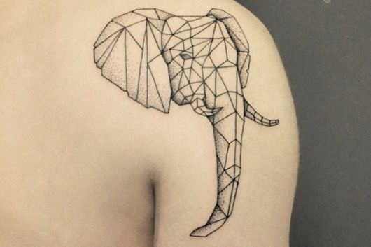 What is geometric tattoo?  60 inspirations that you will love