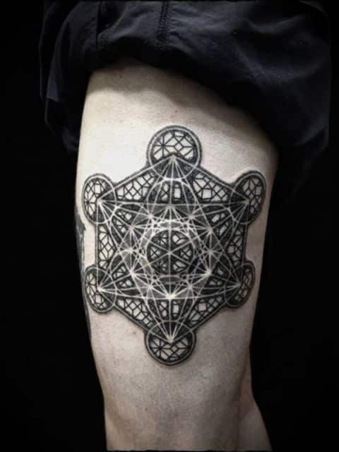 What is geometric tattoo?  60 inspirations that you will love